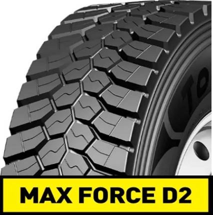 Автошина TOURADOR 315/80R22.5 MAX FORCE D2 156/150K (СТРОЙКА) TL 20PR (на ведущую ось) 